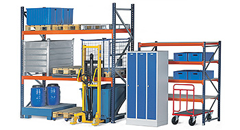 Sail at all equipment for stock rooms