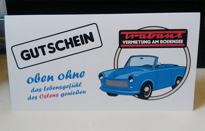 Trabant-Vermietung